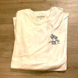 Hang Ten White Long Sleeve Sun Tee